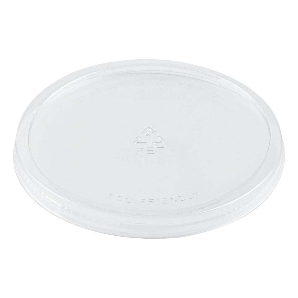 Round Clear Plastic Lid - Fits 7 oz Salad Bowl - 200 count box