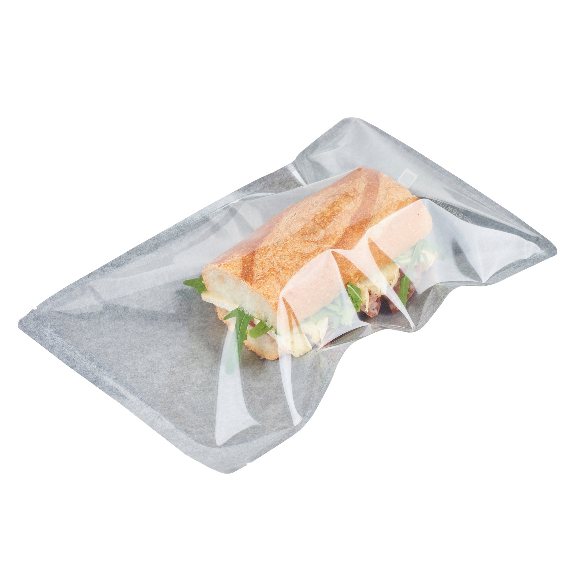 Bag Tek Black Plastic Large Sandwich and Snack Bag - Heat Sealable - 11 1/2" x 6 3/4" - 100 count box