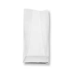 Bag Tek Clear Plastic Gusset Bag - Flat Bottom, Paper Insert, Heat Sealable - 3