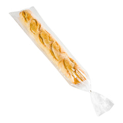 Bag Tek Clear Plastic Bread Bag - Micro-Perforated, with Wicket Dispenser - 28