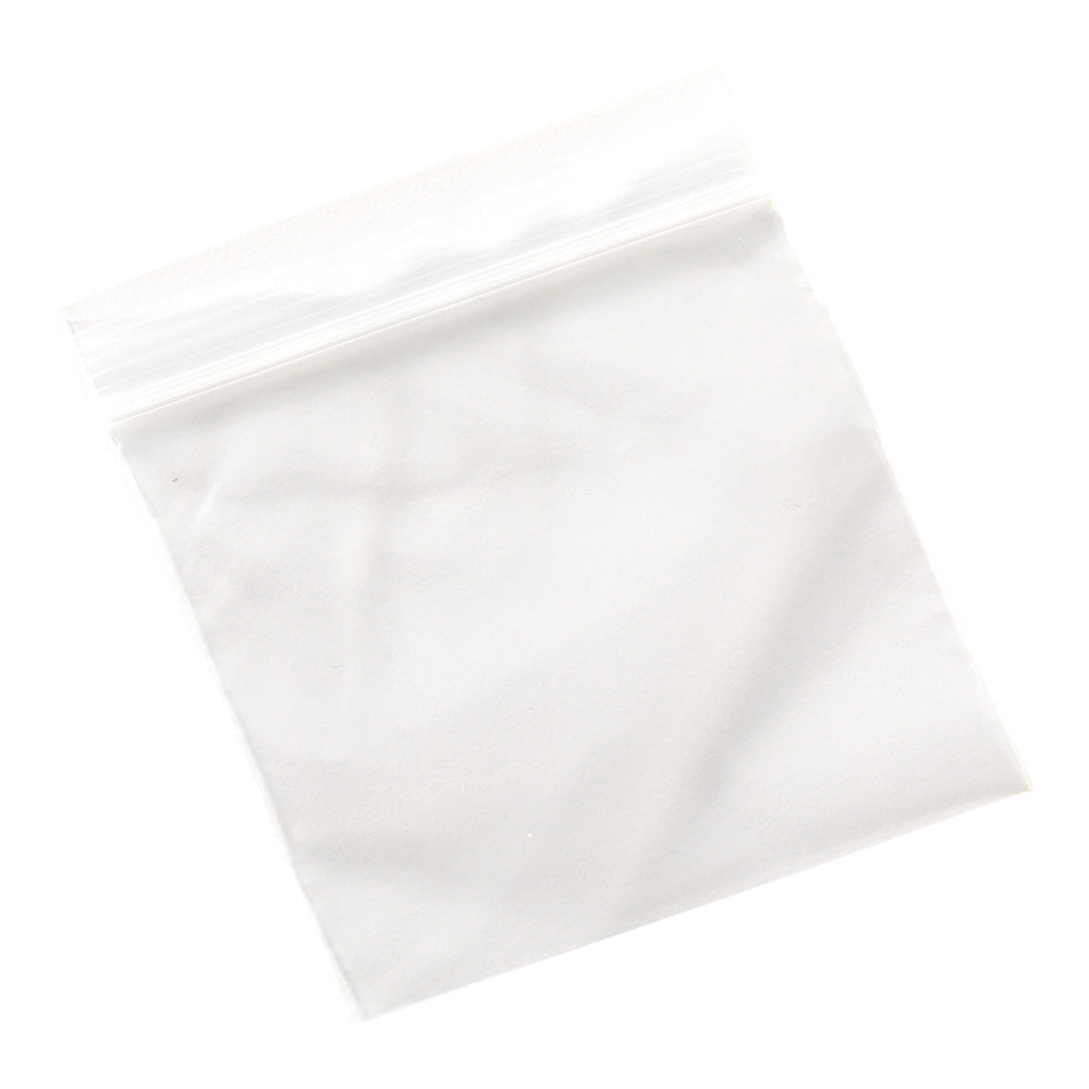 Bag Tek Clear Plastic Zip Bag - BPA-Free, High Clarity - 3" x 3" - 100 count box