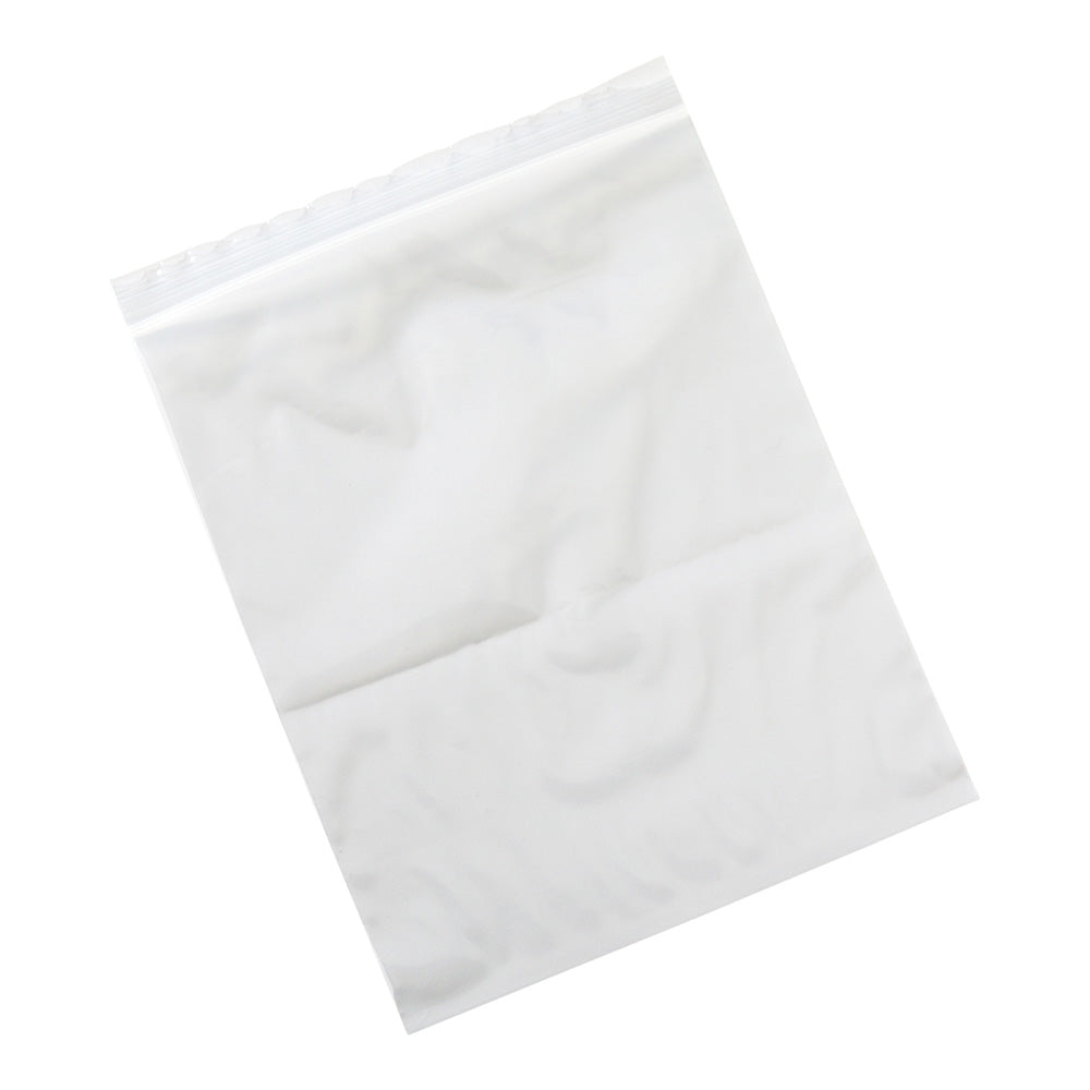 Bag Tek Clear Plastic Zip Bag - BPA-Free, High Clarity - 8" x 10" - 100 count box