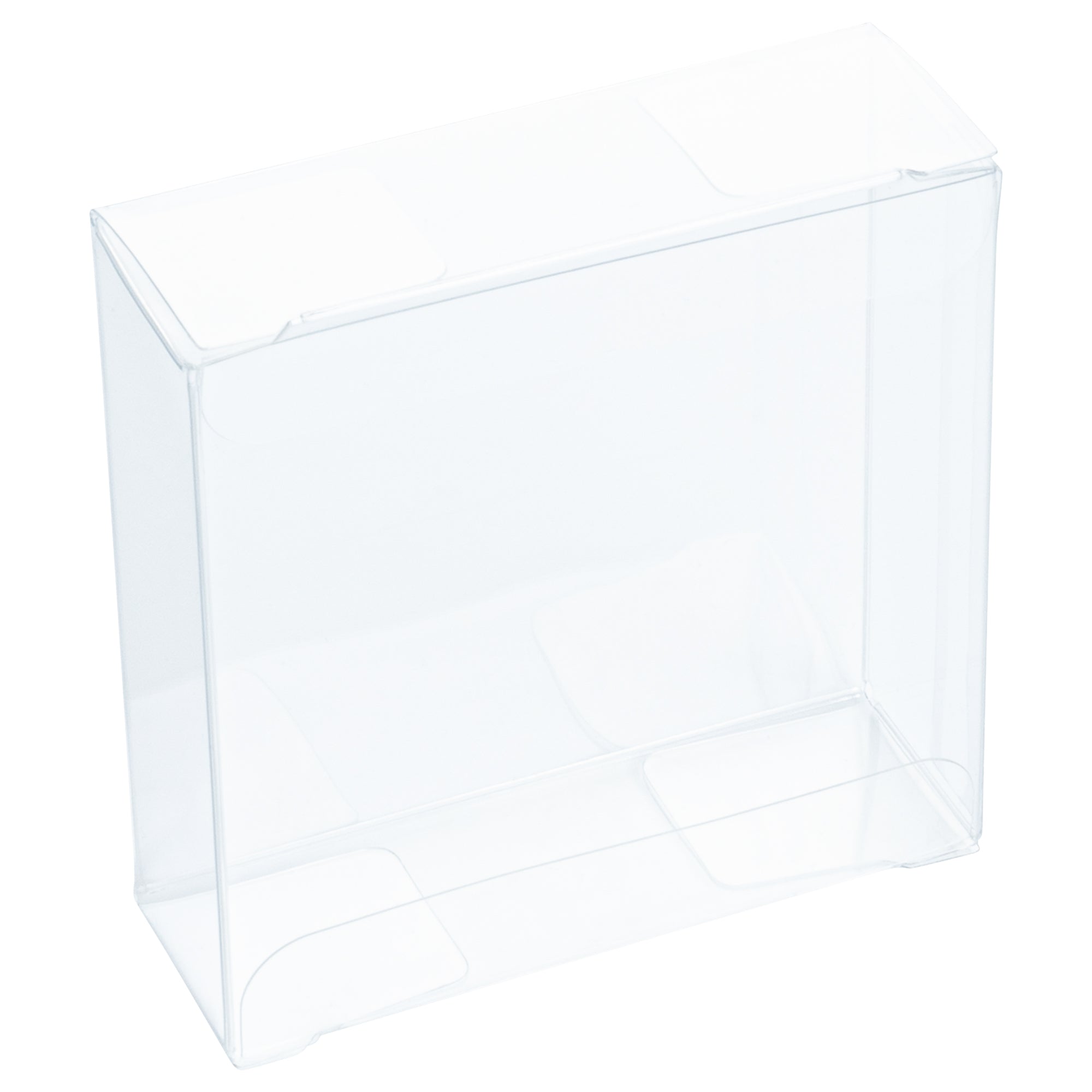 Sweet Vision Square Clear Plastic Candy Box - 3 1/4" x 1 x 3 1/4" - 100 count box