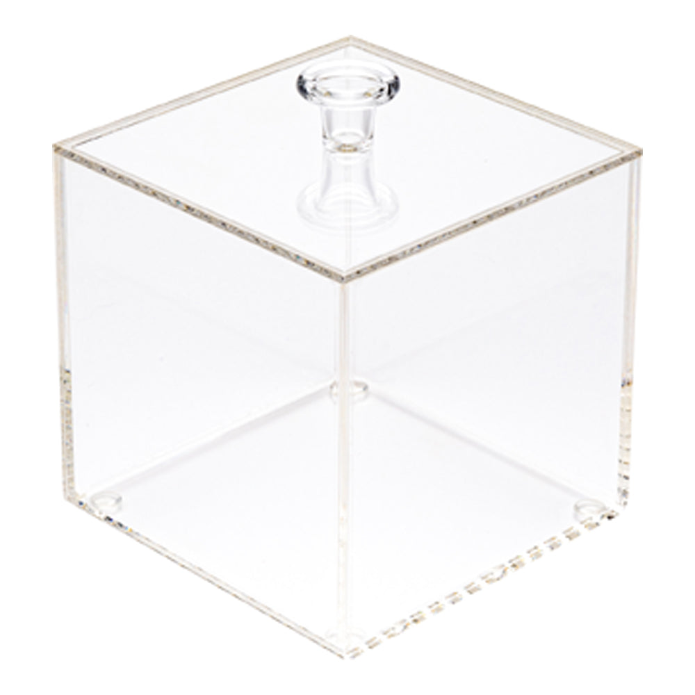 Clear Tek Clear Acrylic Small Candy Container - Display Box - 4" x 4" x 4" - 1 count box