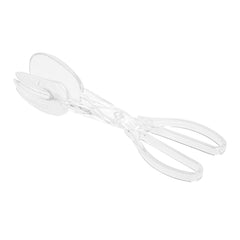 Cater Tek Clear Plastic Salad Tongs - Recyclable - 11 1/2