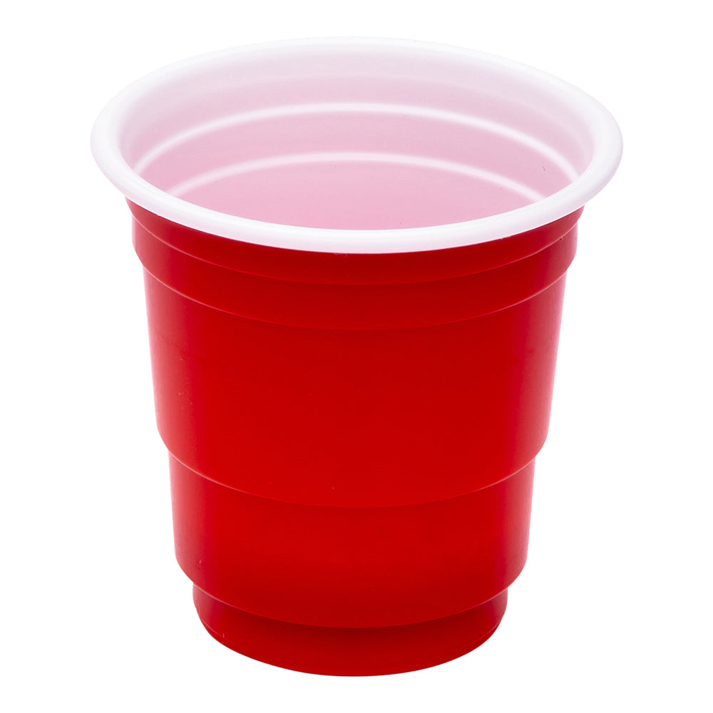 RW Base 2 oz Red Plastic Party Cup - 2" x 2" x 2" - 500 count box