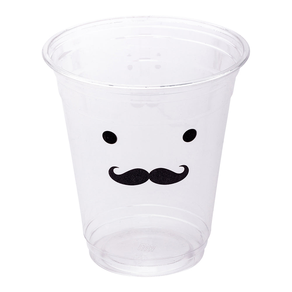 Visage 12 oz Clear Plastic Cup - Monsieur - 3 3/4" x 3 3/4" x 4" - 1000 count box