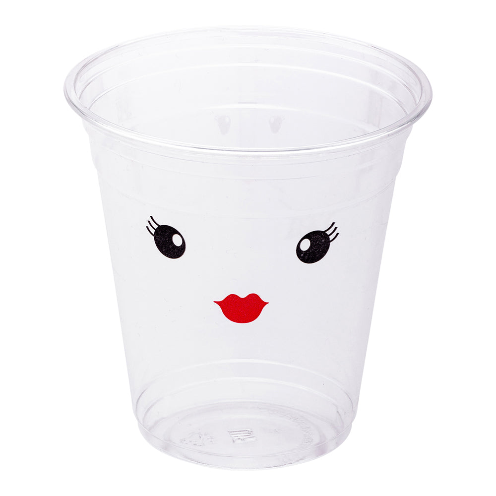 Visage 12 oz Clear Plastic Cup - Madame - 3 3/4" x 3 3/4" x 4" - 1000 count box