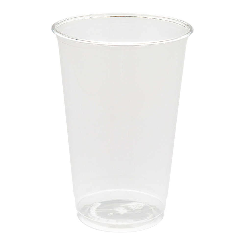 Visage 16 oz Clear Plastic Cup - 3 3/4" x 3 3/4" x 5 1/4" - 1000 count box