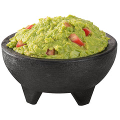 10 oz Round Black Thermal Plastic Molcajete Bowl - 5 1/4