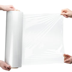 RW Base Clear Plastic Stretch Wrap - Heavy-Duty, 80 gauge - 20