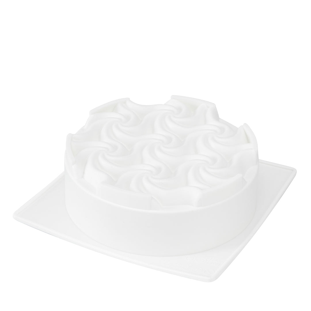 Pastry Tek Silicone Swirl Cake Baking Mold - 10 count box