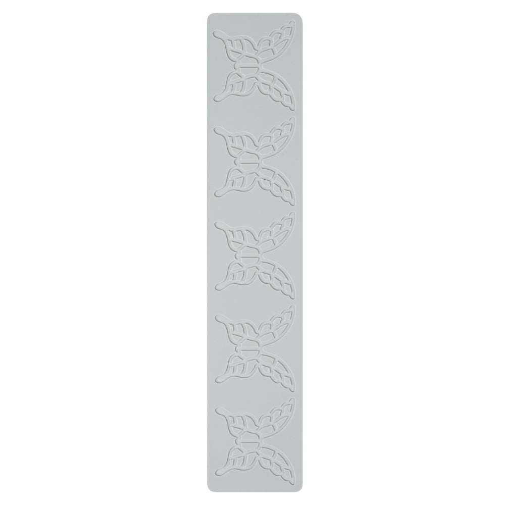 Pastry Tek Gray Silicone Butterfly Fondant Impression Mat - 1 count box