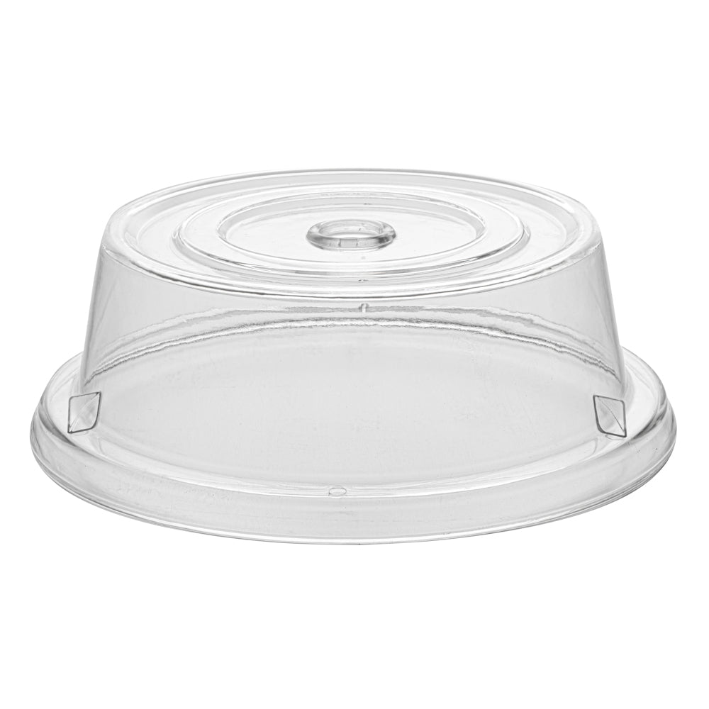 Cater Tek Clear Polycarbonate Plate Cover - 8 1/2" - 10 count box