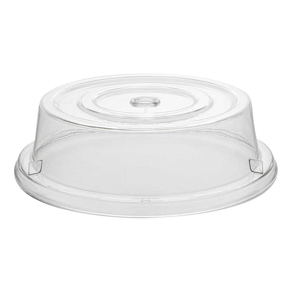 Cater Tek Clear Polycarbonate Plate Cover - 10 1/4" - 10 count box