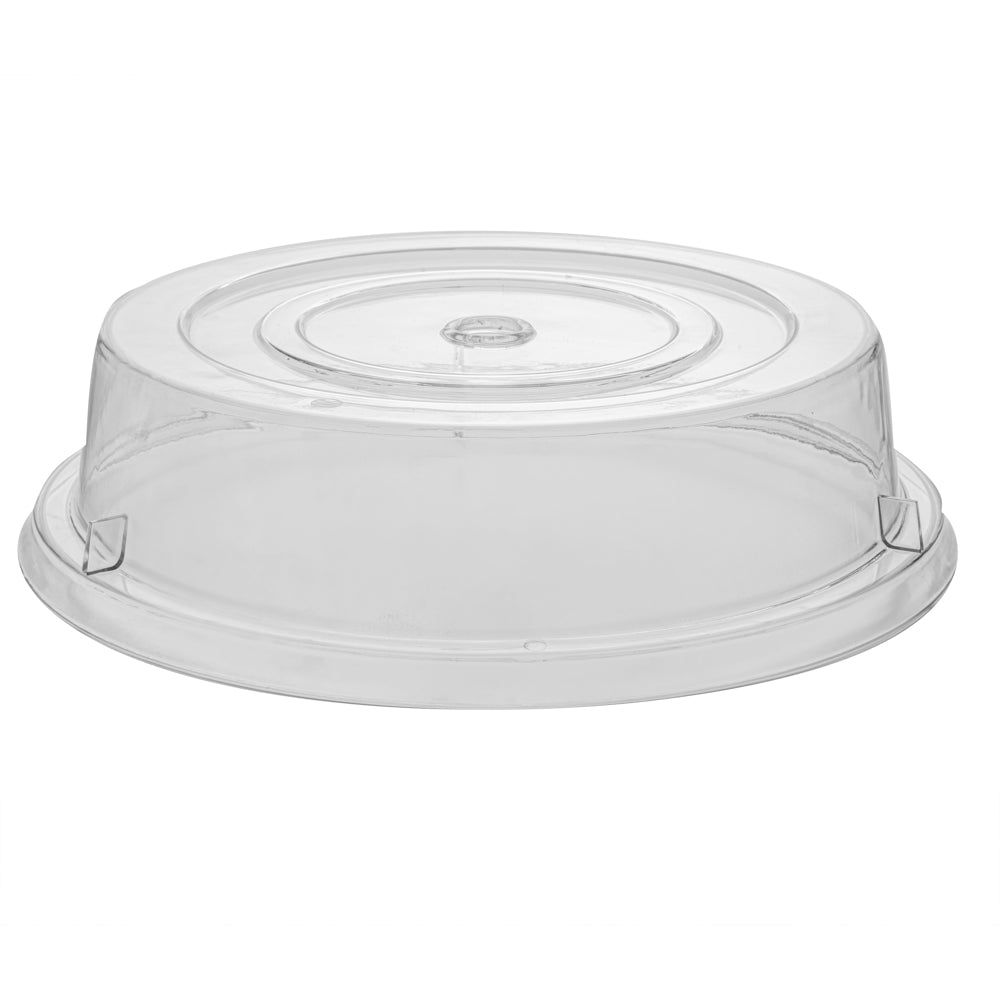 Cater Tek Clear Polycarbonate Plate Cover - 11" - 10 count box