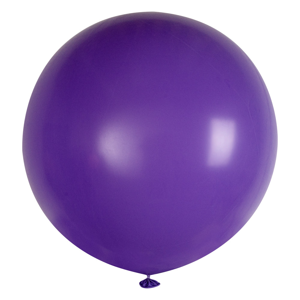 Balloonify Purple Latex Balloon - 36" - 10 count box