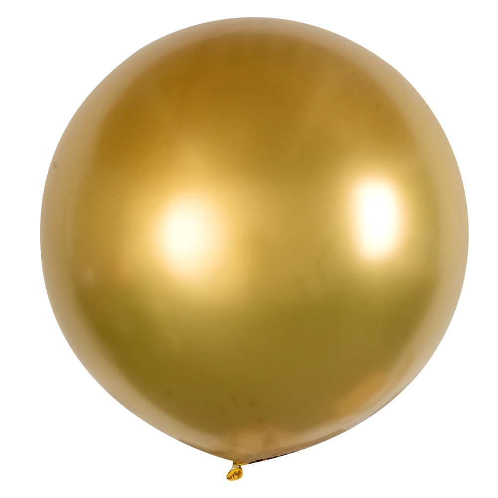 Balloonify Metallic Gold Latex Balloon - 36" - 10 count box