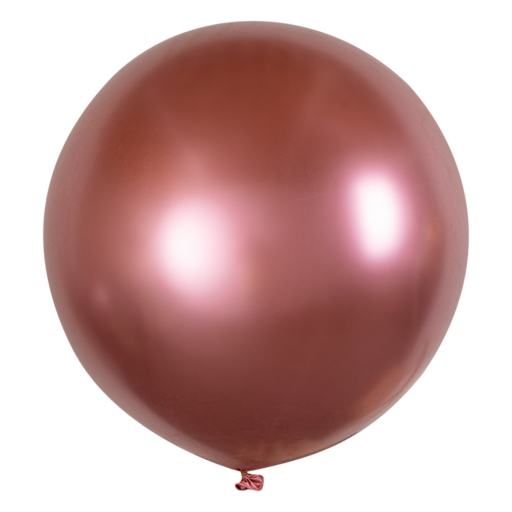 Balloonify Metallic Pink Latex Balloon - 36" - 10 count box