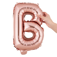 Balloonify Rose Gold Mylar Letter B Balloon - 16