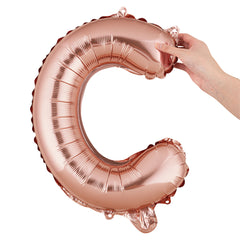 Balloonify Rose Gold Mylar Letter C Balloon - 16