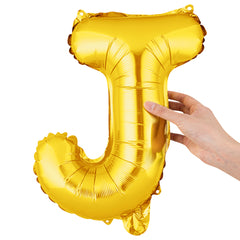 Balloonify Gold Mylar Letter J Balloon - 16