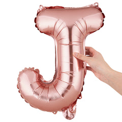 Balloonify Rose Gold Mylar Letter J Balloon - 16