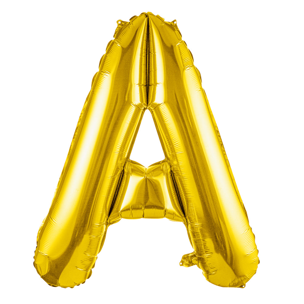 Balloonify Gold Mylar Letter A Balloon - 40" - 1 count box