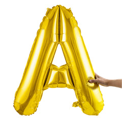 Balloonify Gold Mylar Letter A Balloon - 40