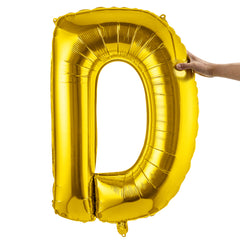 Balloonify Gold Mylar Letter D Balloon - 40