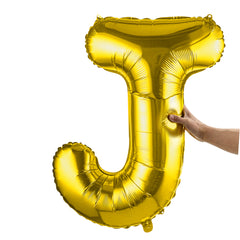 Balloonify Gold Mylar Letter J Balloon - 40