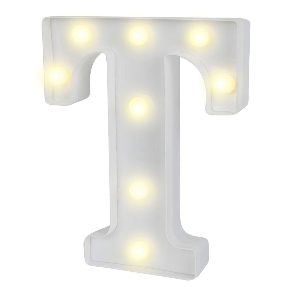 Illumify White LED Marquee Letter T Sign - 8 3/4" - 1 count box