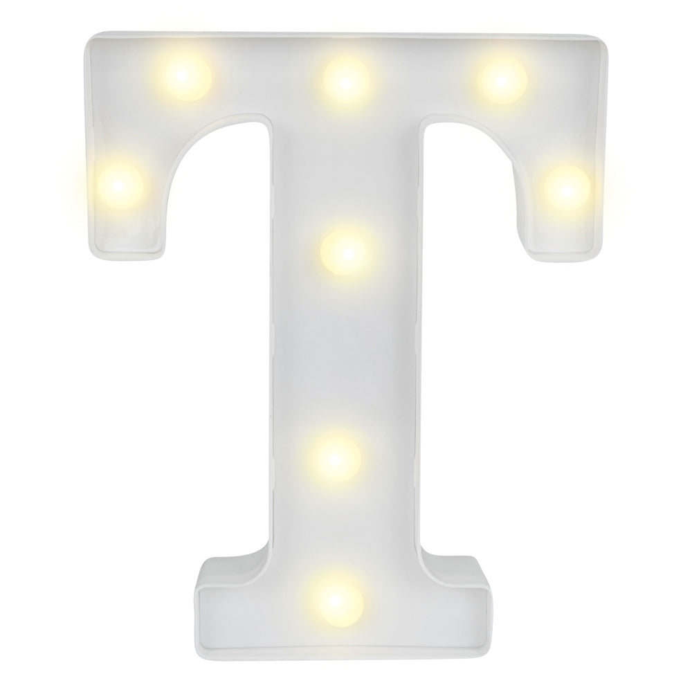 Illumify White LED Marquee Letter T Sign - 8 3/4" - 1 count box