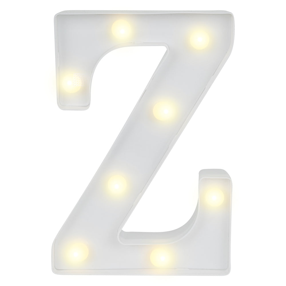 Illumify White LED Marquee Letter Z Sign - 8 3/4" - 1 count box