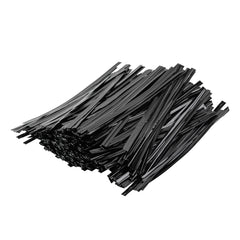 Bag Tek Black Metallic Twist Tie / Bag Tie - 4