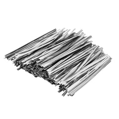 Bag Tek Silver Metallic Twist Tie / Bag Tie - 4