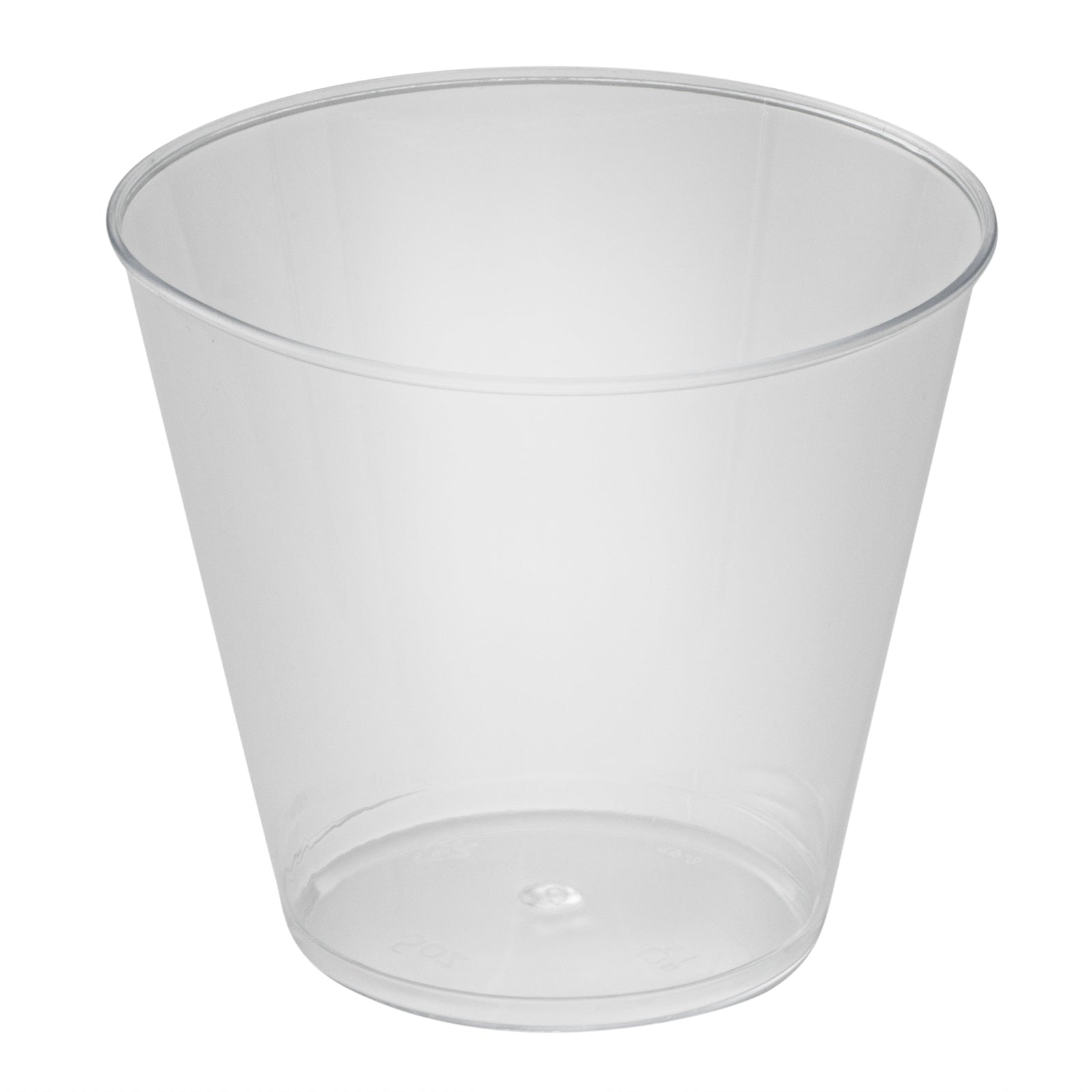 RW Base 5 oz Clear Plastic Tumbler - 2 3/4" x 2 3/4" x 2 1/4" - 500 count box