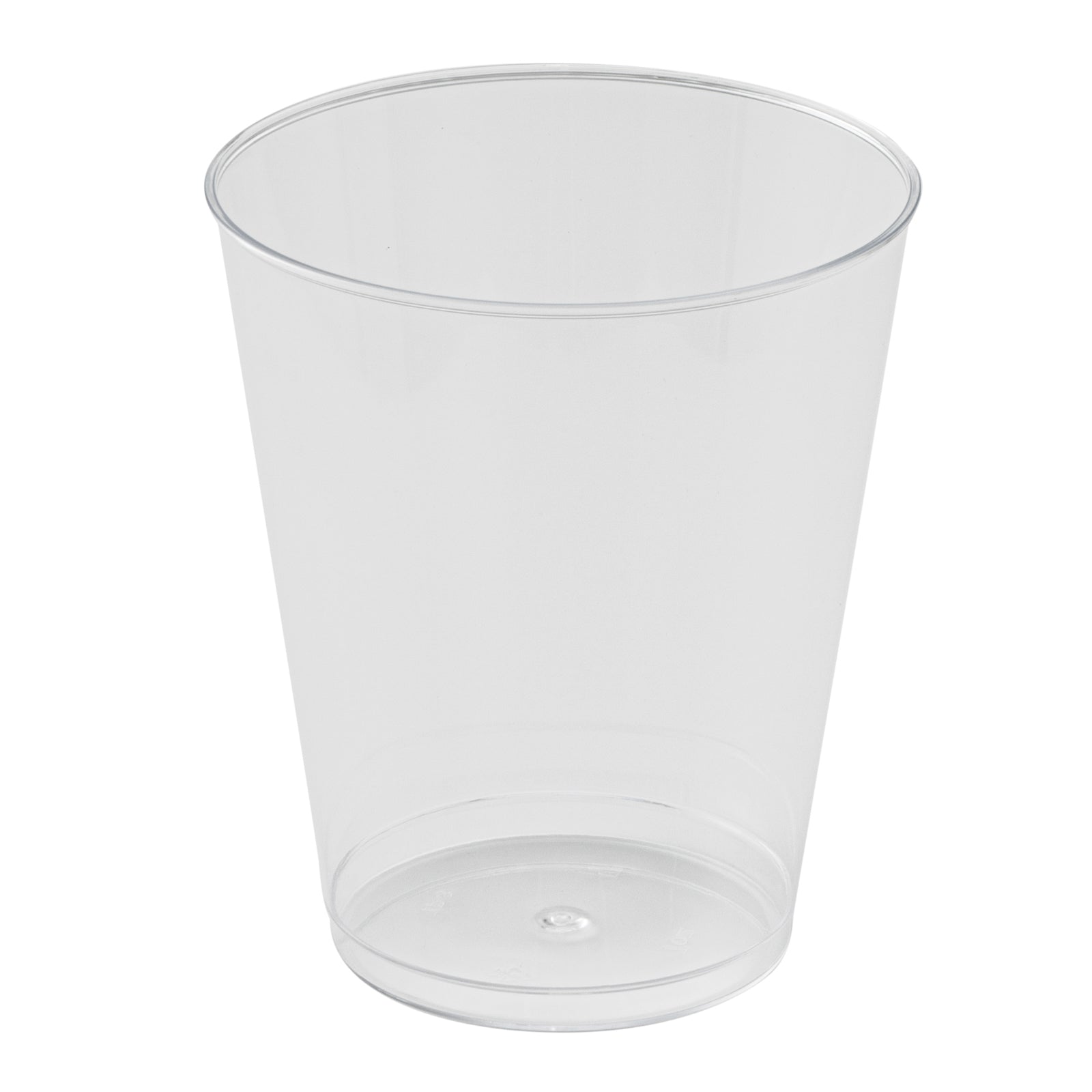 RW Base 7 oz Clear Plastic Tumbler - 2 3/4" x 2 3/4" x 3 1/4" - 500 count box