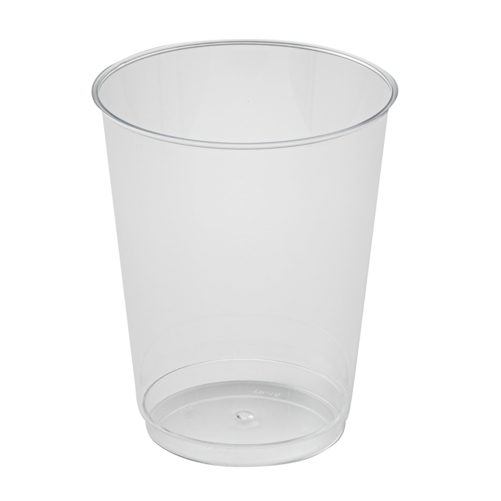 RW Base 10 oz Clear Plastic Tumbler - 3" x 3" x 3 3/4" - 500 count box