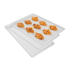 RW Base Rectangle White Plastic Display Tray - 26