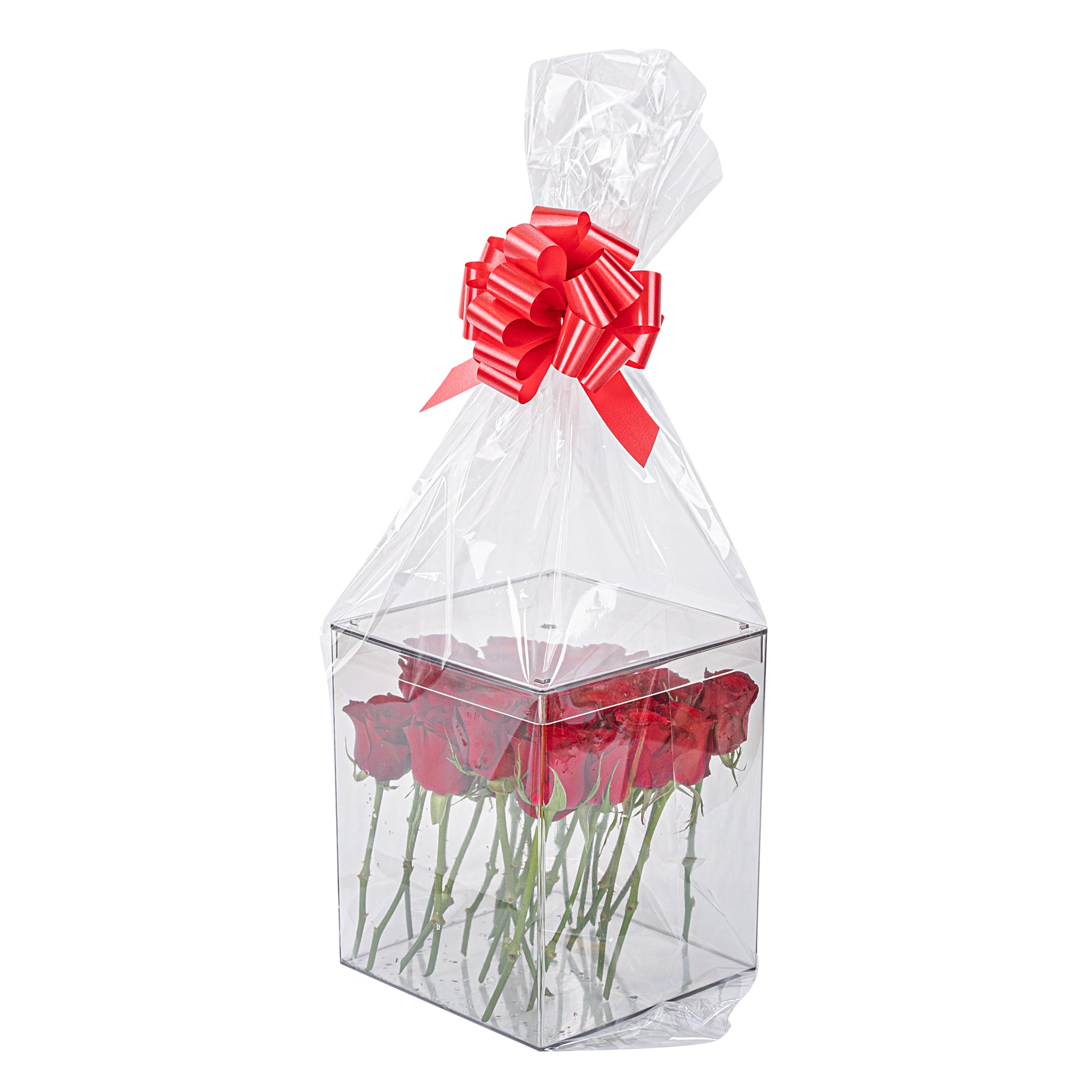 Bag Tek Clear Plastic Gift Basket Wrap / Sheet - 18" x 30" - 100 count box