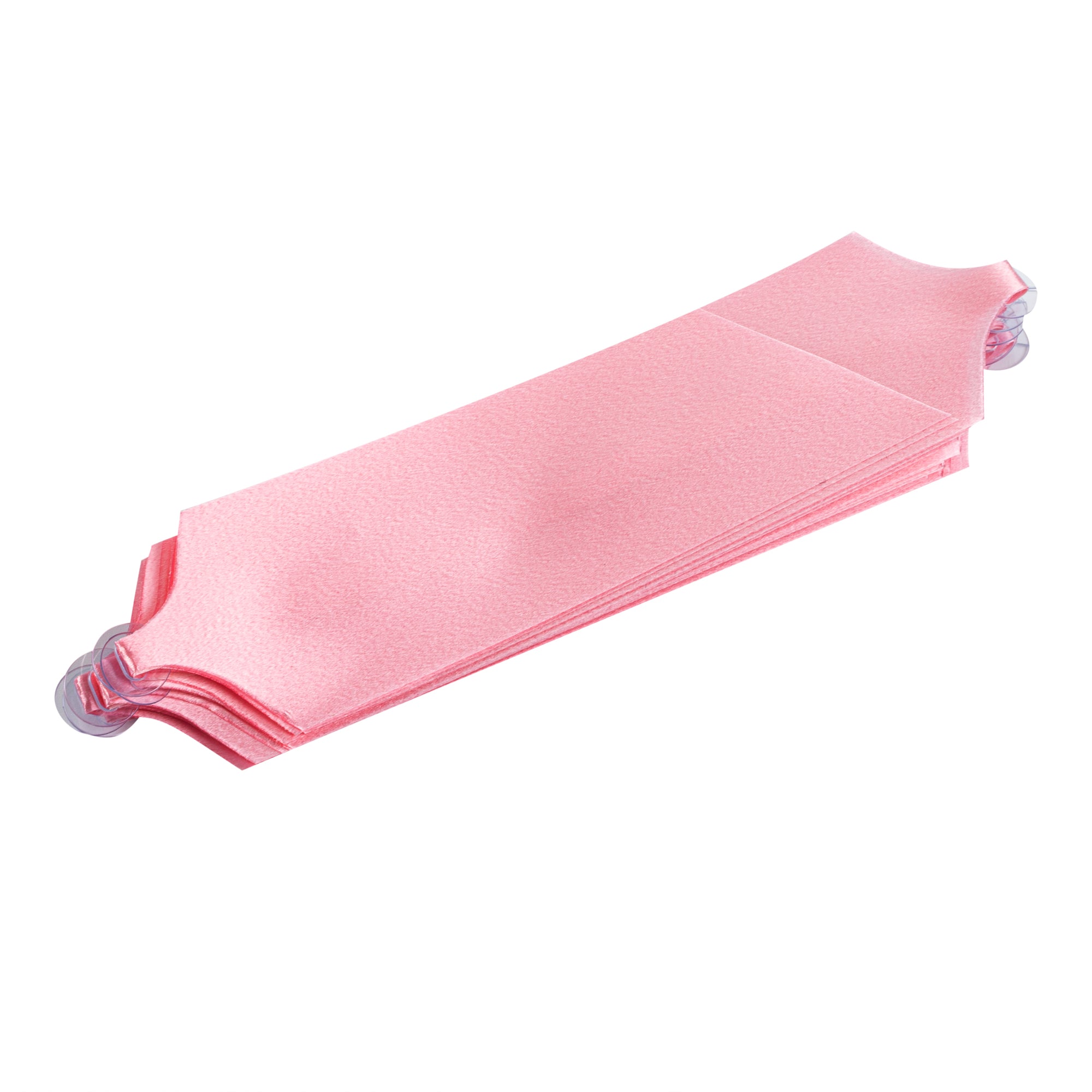 Gift Tek Light Pink Plastic Flora Satin Pull Bow - 5 1/2" - 1000 count box