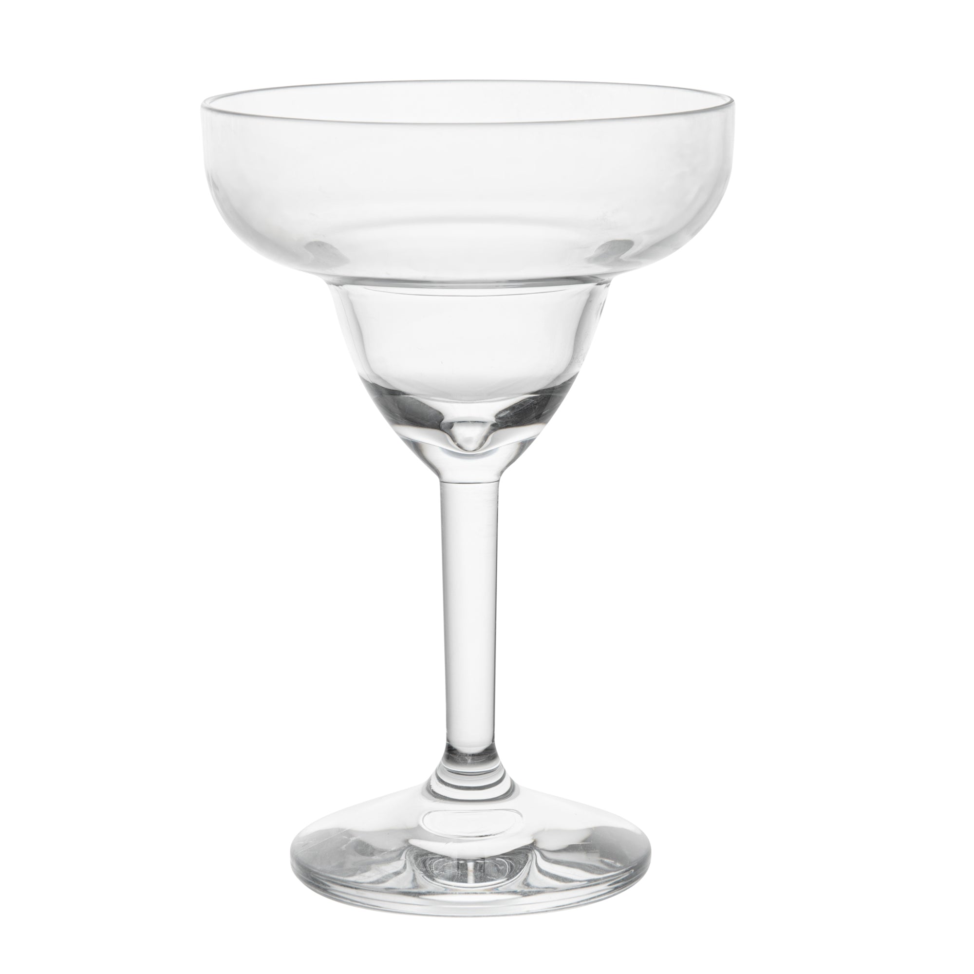 Bev Tek 11 oz Polycarbonate Margarita Glass - 4 1/2" x 4 1/2" x 6 3/4" - 24 count box