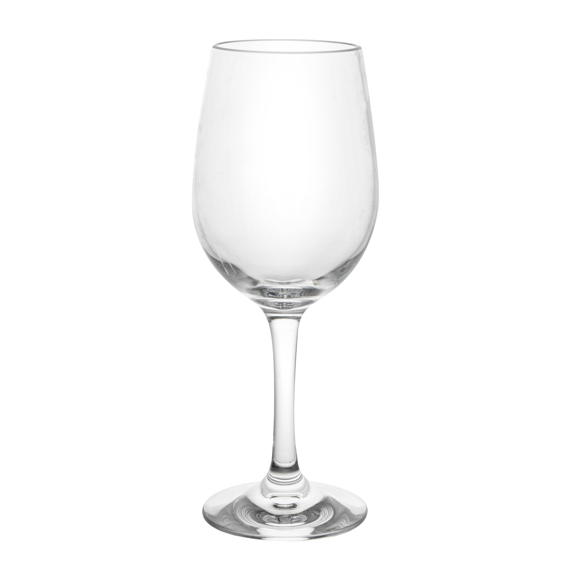 Bev Tek 14 oz Polycarbonate Wine Glass - 3 1/4" x 3 1/4" x 8 1/2" - 48 count box