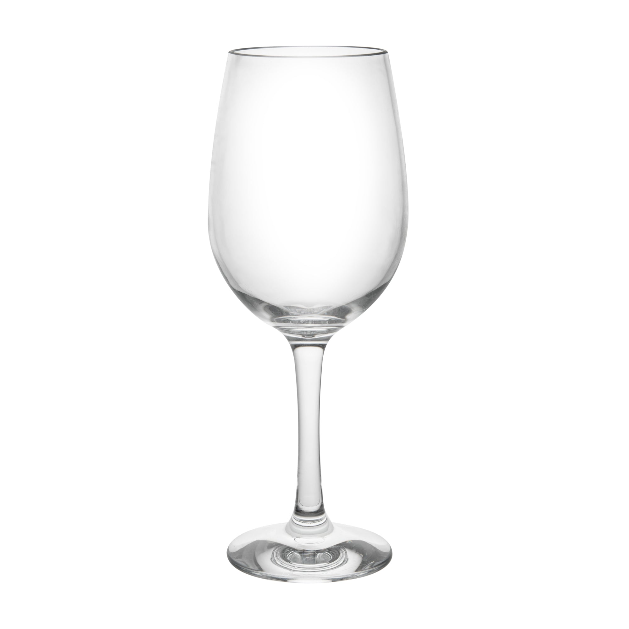 Bev Tek 16 oz Polycarbonate Wine Glass - 3 1/2" x 3 1/2" x 9 1/4" - 48 count box