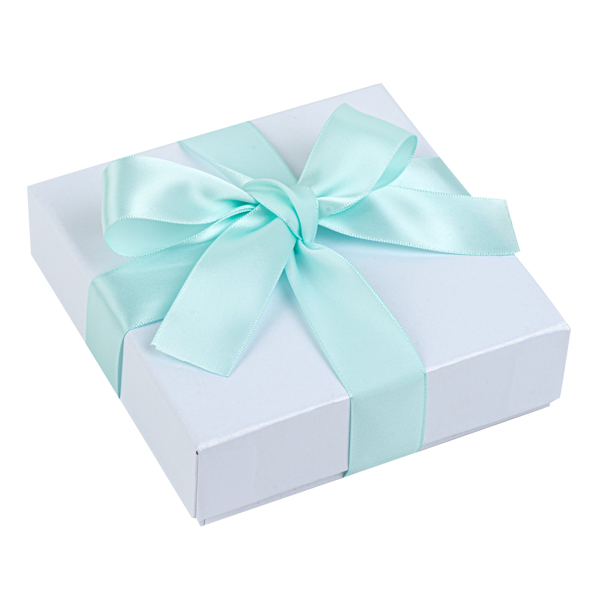 Gift Tek Aqua Blue Polyester Satin Ribbon - Single Face - 1" x 10 yds - 10 count box