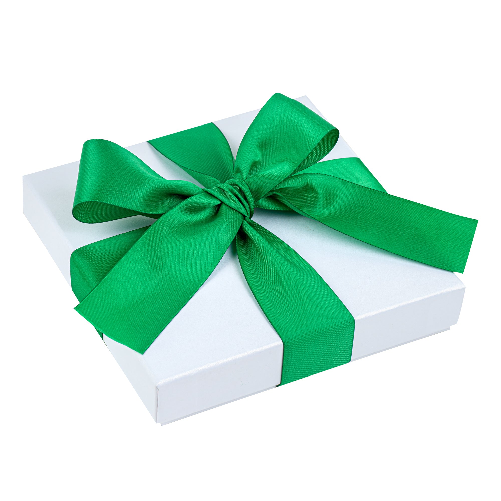 Gift Tek Emerald Green Polyester Satin Ribbon - Single Face - 1 1/2" x 10 yds - 10 count box