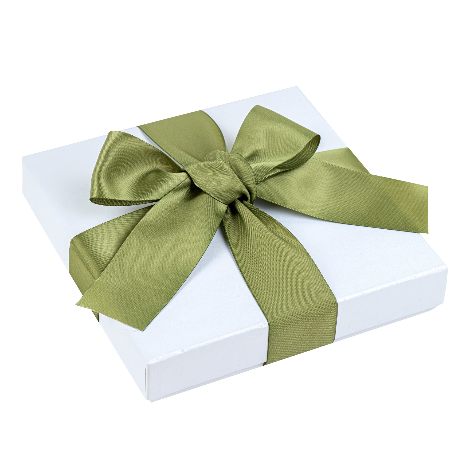 Gift Tek Spring Moss Green Polyester Satin Ribbon - Single Face - 1 1/2" x 10 yds - 10 count box