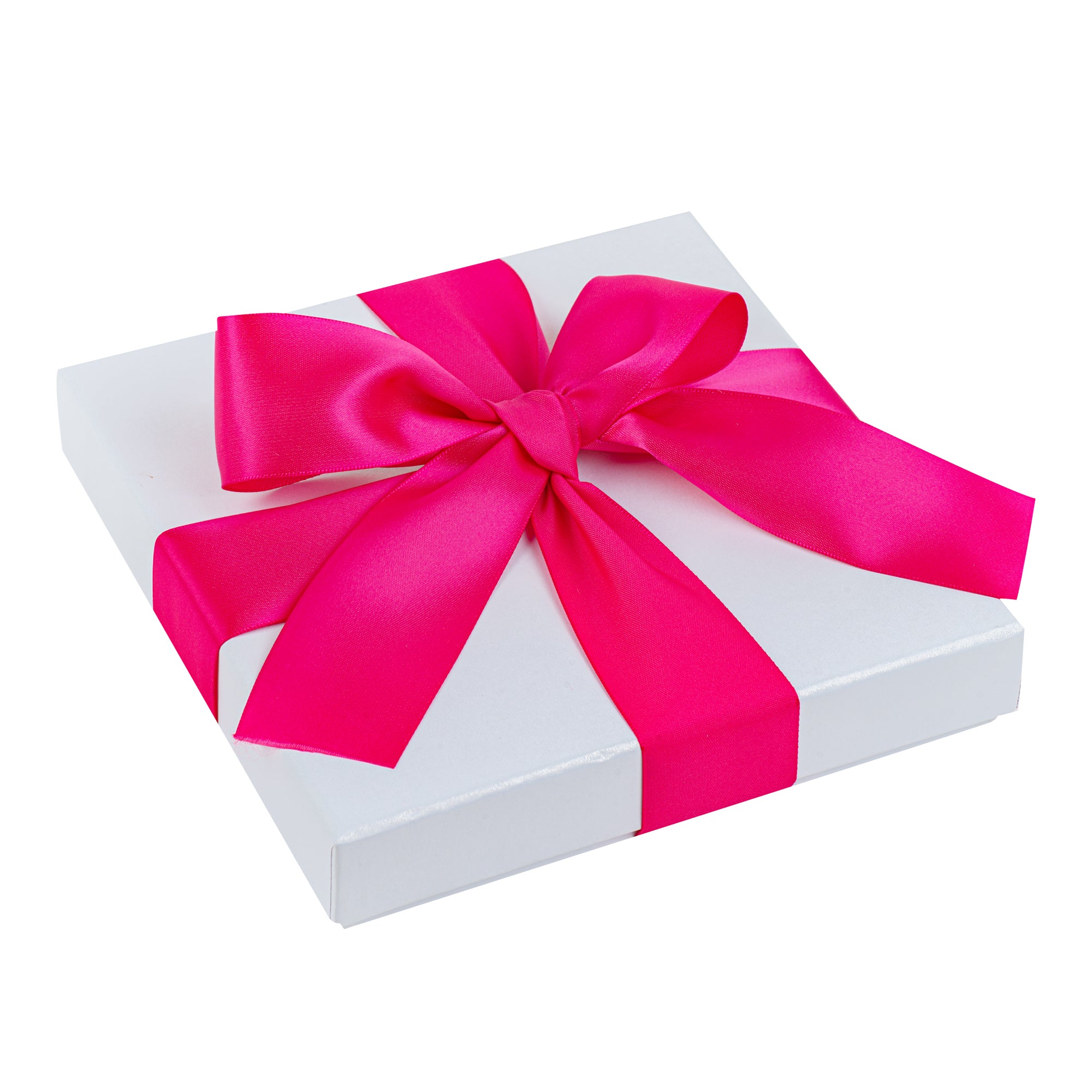 Gift Tek Shocking Pink Polyester Satin Ribbon - Single Face - 1 1/2" x 10 yds - 10 count box