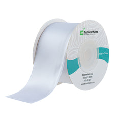 Gift Tek White Polyester Satin Ribbon - Single Face - 1 1/2